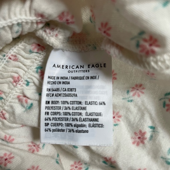 American Eagle Smocked Tank with Ruffles - Picture 5 of 5